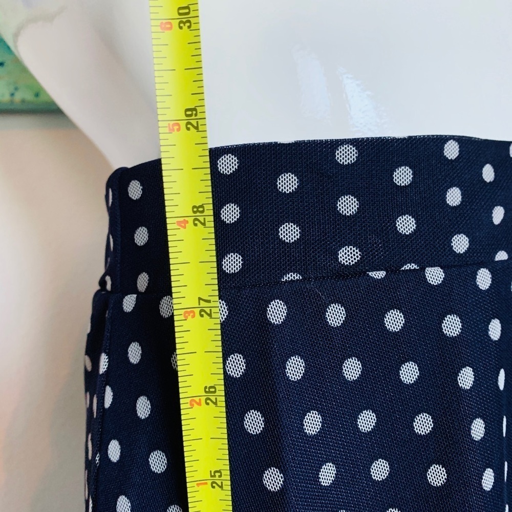 Women’s blue polka dot skirt L - Picture 6 of 6